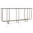 78'' Glass Top Console Table