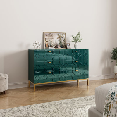 Commode décorative 6 tiroirs Bailes Iron