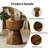 Solid Wood Sculptural Hourglass Shape End Table