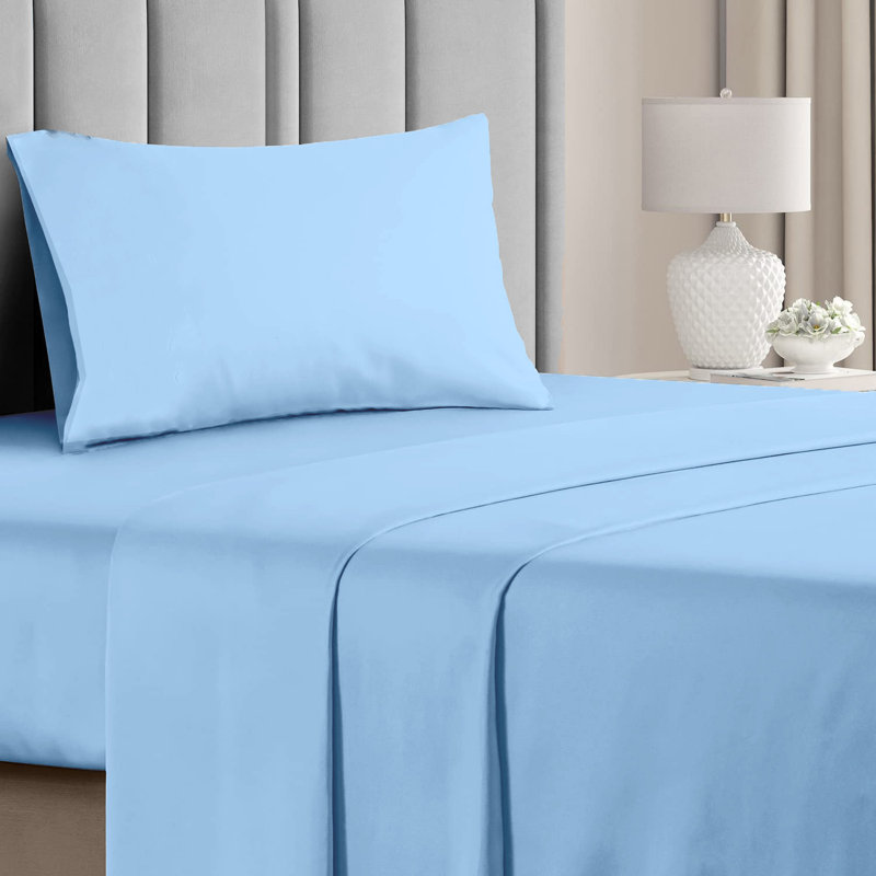 Rayon Sheet Set, Sky Blue