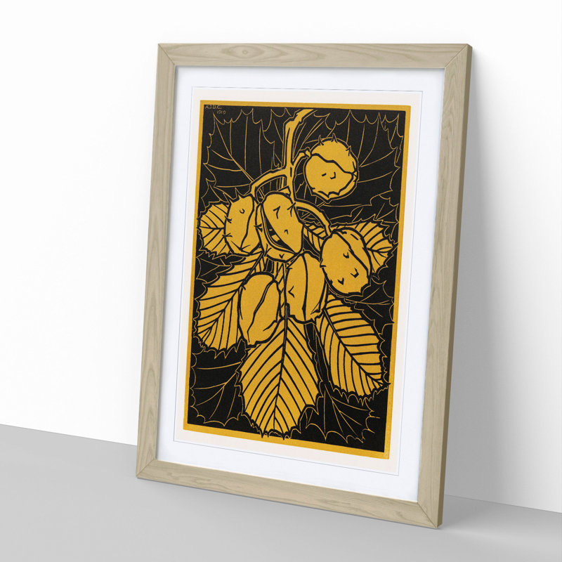 Chestnut Tree by Julie De Graag - Picture Frame Painting, Oak Framed, 36cm H x 27cm W x 2cm D