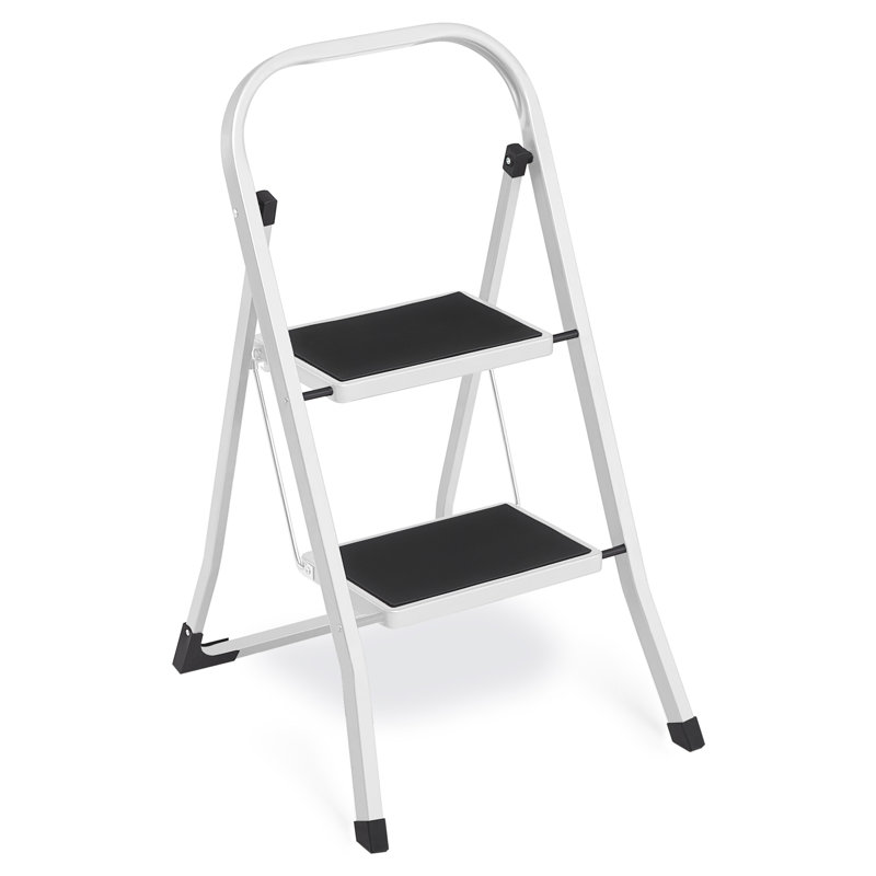 2 - Step Steel Folding Step Ladder, 20 cm H x 30 cm W