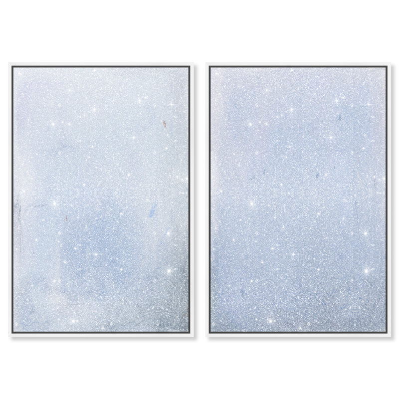 Calm Waters Set by Oliver Gal, 21"H x 31"W, White Floater Frame