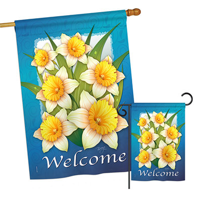 Leea Double Sided Polyester Garden Flag