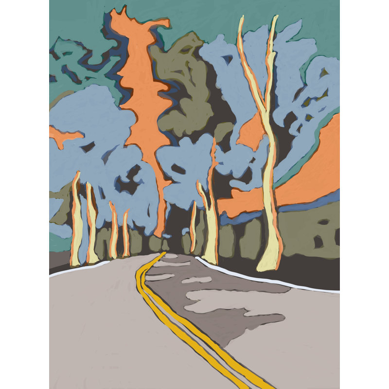 Canary Pines Sun Framed Graphic Art, 20" H x 16" W