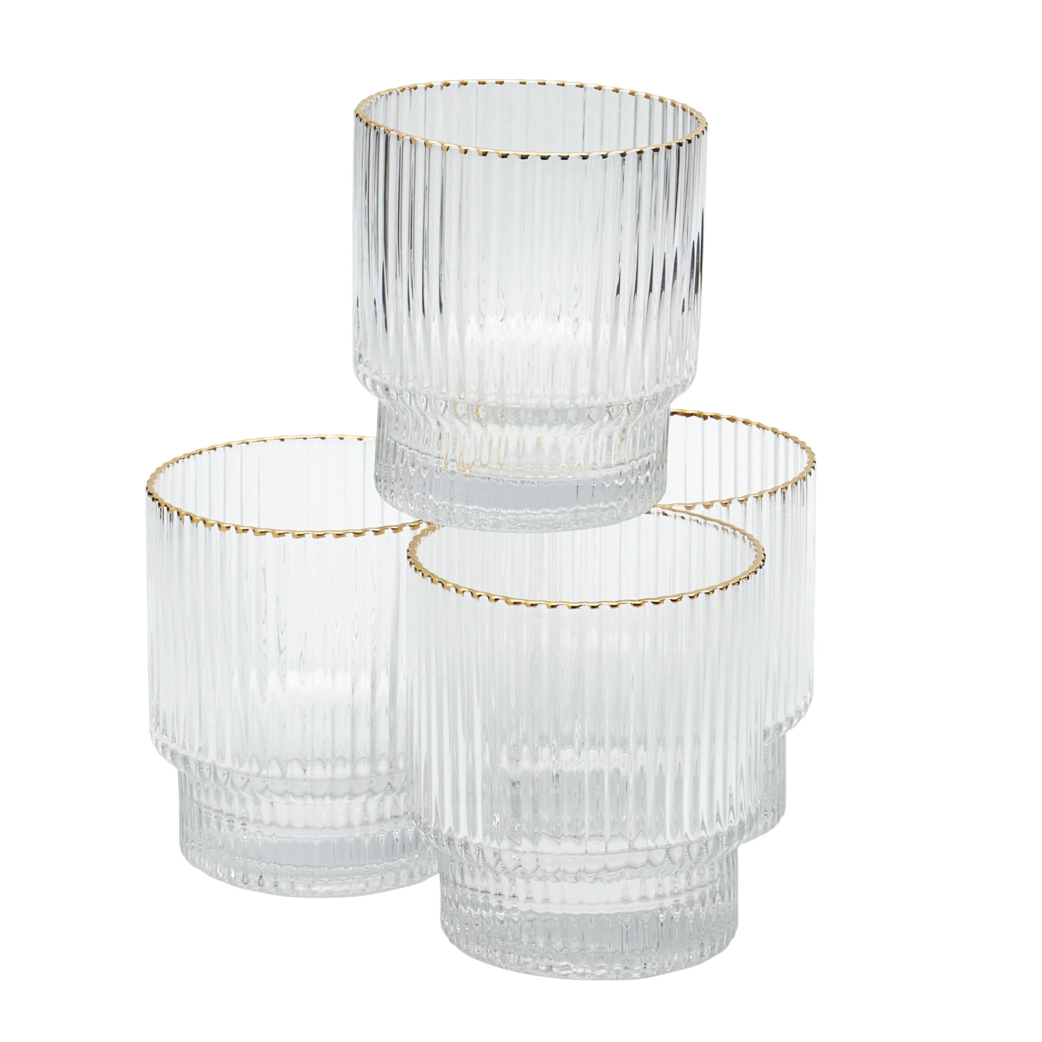 Denmark Set of 4 Warba Glasses & Reviews | Wayfair