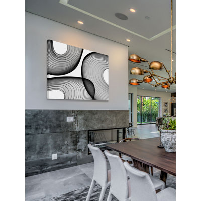 " Abstract Black And White 21-44-40 " by Irena Orlov