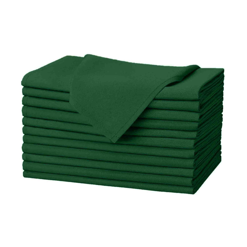 Serviette de table, Oui, Vert forêt