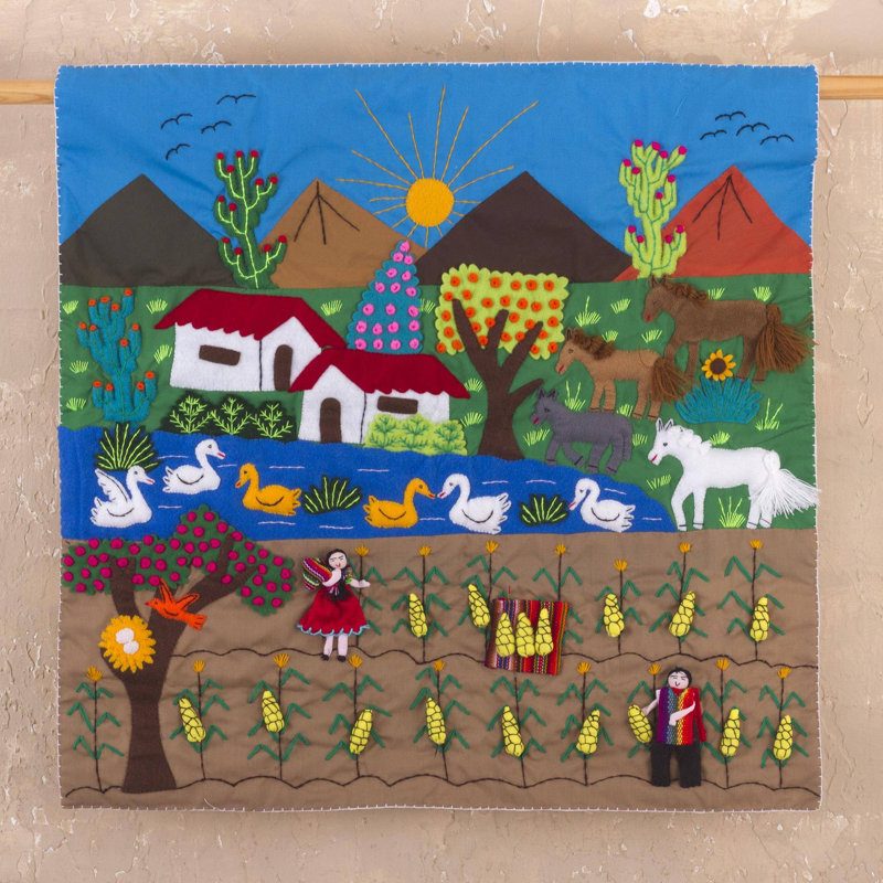 Crochet mural en coton