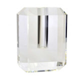 Faceted Glass Table Vase