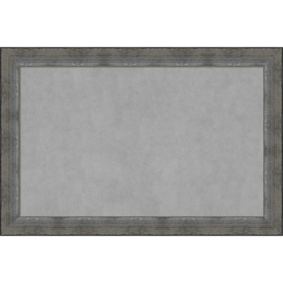 Tableau magnétique encadré étain forgé