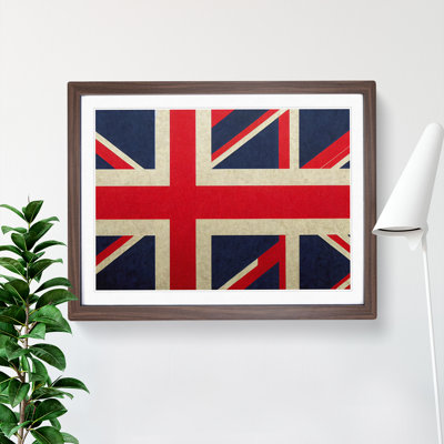 Abstract Union Jack Flag Vol.2 - Framed Print