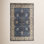 Mccombs Dark Blue Hand-Knotted Wool Oriental Rug