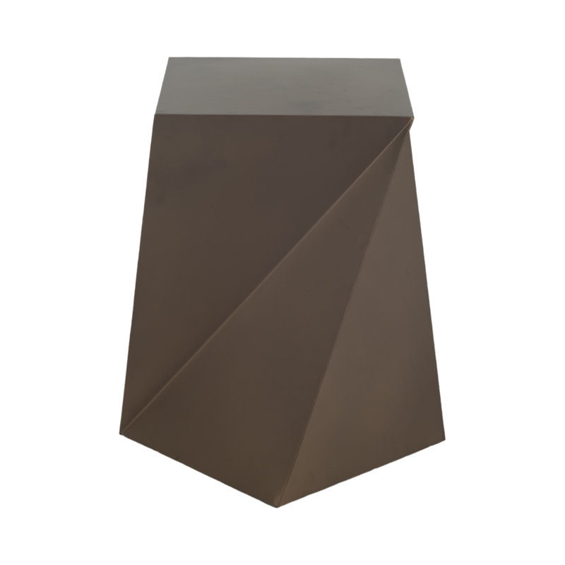 Table d'appoint en métal Modern Modern, Bronze