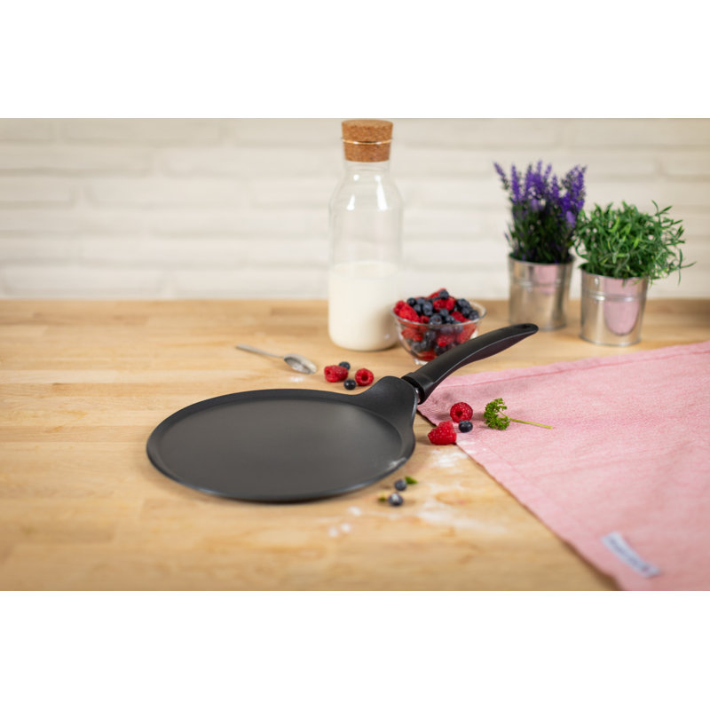 Kuhn Rikon Easy Induction Aluminium Non-Stick Induction Crepe Pan, 25cm