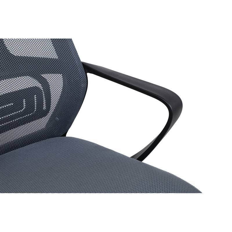 Mesh Executive Chair with Headrest, Gray