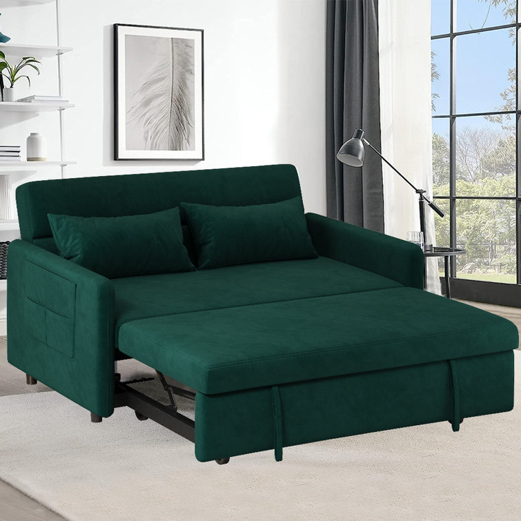 2in1 Folding Single Sofa Bed Chair Modern Recliner Sleep Relax Mattress  Armchair