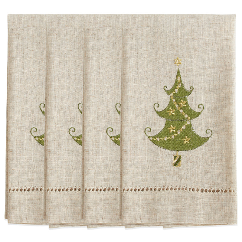 Embroidered Tea Towel Kitchen Towel