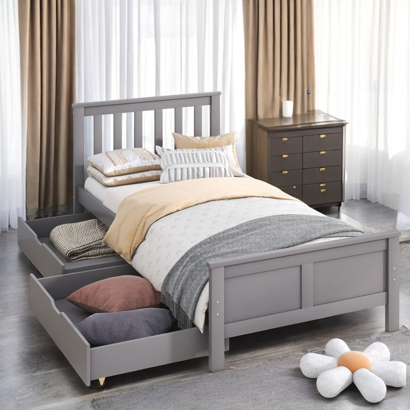 Hartwick Bed, Single (3'), Grey