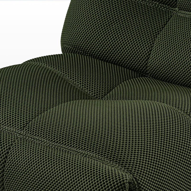 Fauteuil inclinable électrique avec chargement sans fil et port USB, Vert