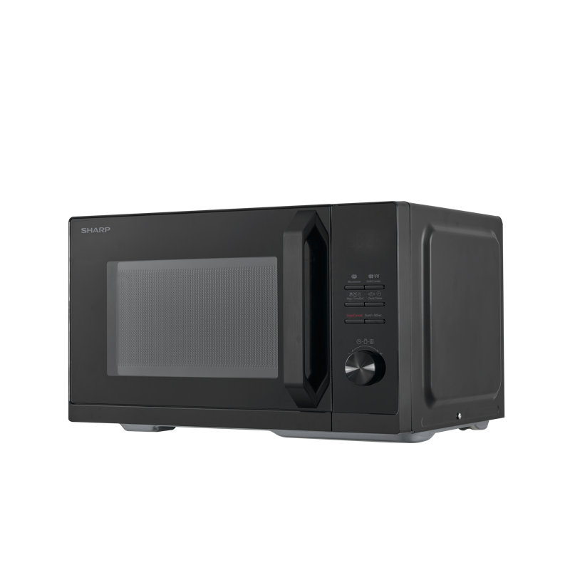 Sharp 44cm 800W - Watt Countertop Microwave, Black
