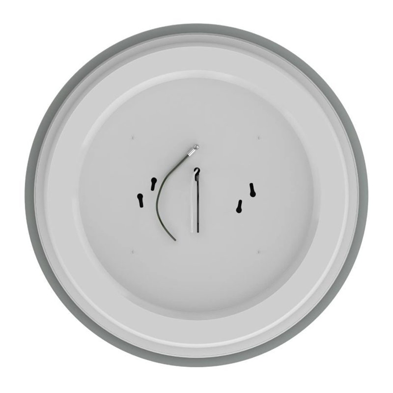 Plafonnier encastré à DEL 1 lumière de style lustre Albarran, H 3,4 po x l 12 po x P 12 po, 15W, 1050