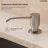 500 mL Refillable Manual Soap Dispenser with 360-Degree Swivel Spout-135753615