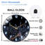 Horloge murale horloge 12 po