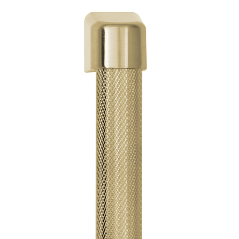 ZLINE Autograph Edition Column Refrigeration Helix Handle (Set of 1) in Matte Black, Champagne Bronze