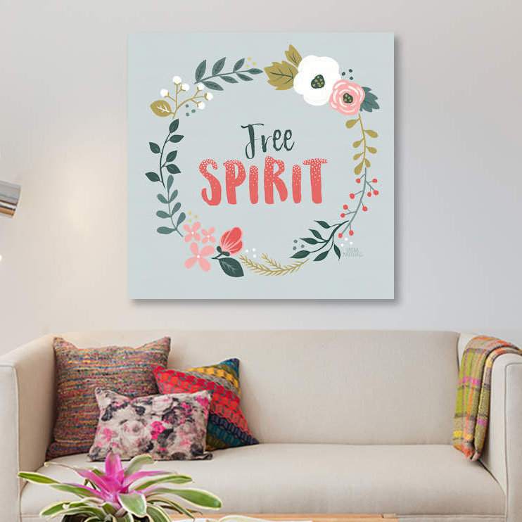 « wildflower daydreams iii », impression sur toile, H 48 po x l 48 po x P 1,5 po, Toile tendue, Pas de tapis
