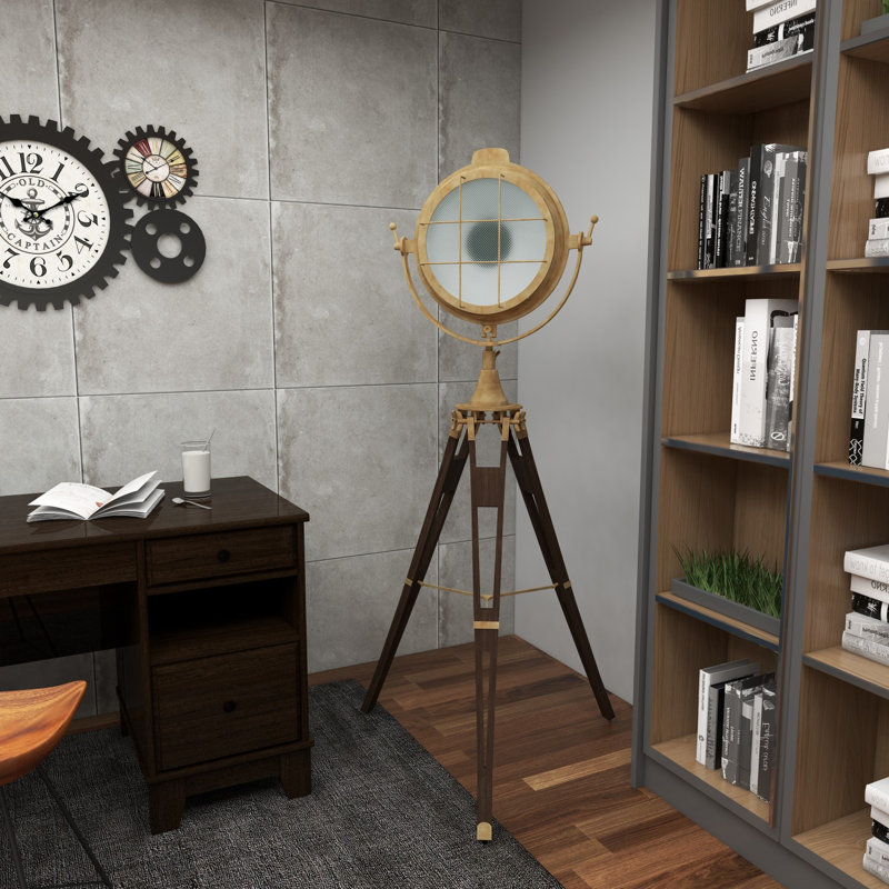 Simkins 65.5 " Tripod Floor Lamp