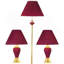 Ensemble de lampes en céramique 3 pièces, lampes sur pied et de table-494729343