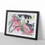 Peach Blossoms by Zhao Zhiqian - Picture Frame Painting Print-55578404-55578405