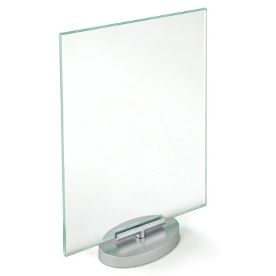Two-Sided Revolving Acrylic Sign Holder Frame 8.5"W X 11"H