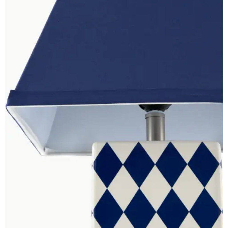 Lampe de table Verrett, Bleu très foncé, Bleu très foncé
