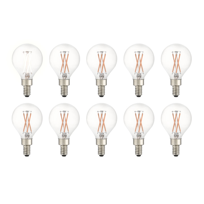 Mclellan 5 Watt G16.5 LED Dimmable Light Bulb Warm White E12/Candelabra Base