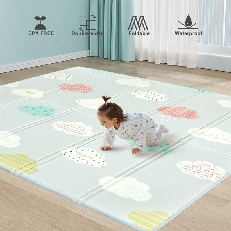 Tapis de jeu pliable en mousse