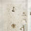 Calacatta 12" x 12" Marble Mosaic Tile-79891893