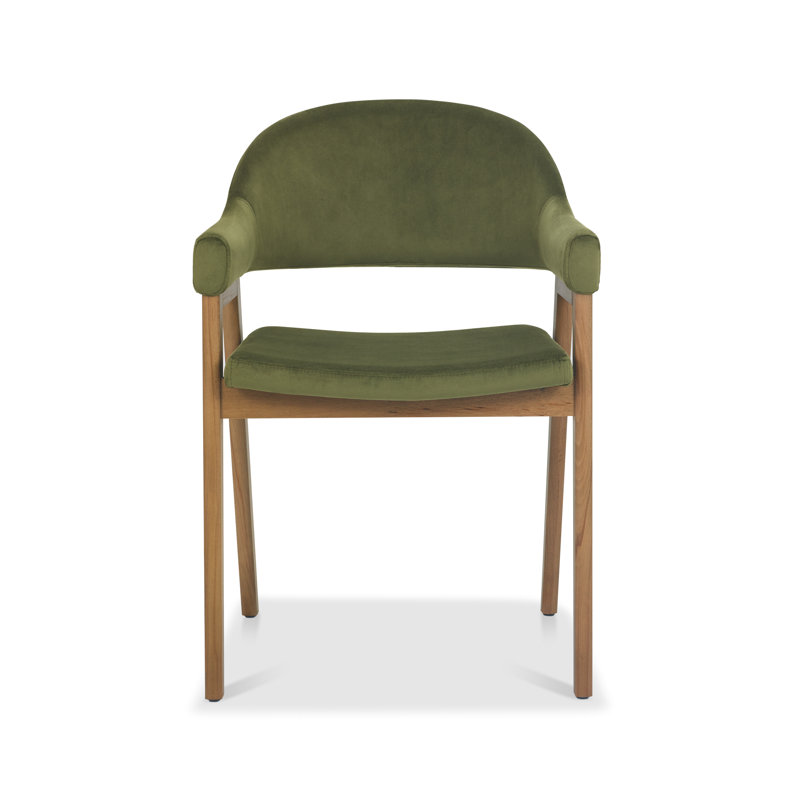 Anayalee 49cm H Polyester Blend Upholstered Upholstered Back Armchair, Cedar