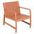 Polypropylene 2 Furniture With 1 Chair And Coffee Table, Apricot Brown, , Breathable Design, For Indoor Outdoor Use In Small Spaces Polypropylene, , Chair, Slatted Poolside, Balcony-1544055053