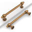 Paquet de 10 boutons d'armoire - Quincaillerie d'armoire de cuisine robuste en métal solide pour tiroirs, commodes, armoires - Antirouille et facile à installer-113575441-130024265
