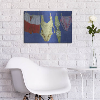  «Af après-midi sur la ligne 3» par Grace Popp, art mural en métal, 24 po x 16 po