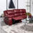 Elodie Red Upholstered Motion Reclining Sofa-6447961-6447967