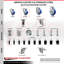 3,5 pouces_316SS_Poly pivotant 3/4 pouces_Tige de roulette extensible 2 freins-101312950
