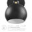Modway Chalice 4" Swing-Arm Metal Wall Sconce-493055798