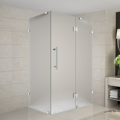 Avalux 32" x 72" Square Hinged Shower Enclosure