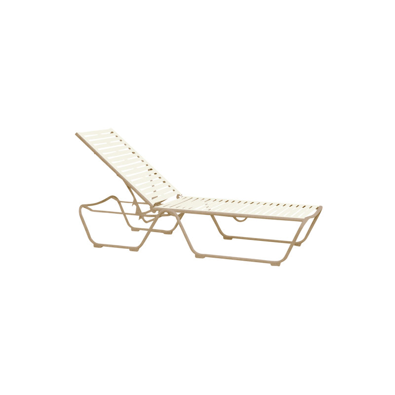 Millennia EZ Span™ Outdoor Chaise Lounge, Parchment , Snow