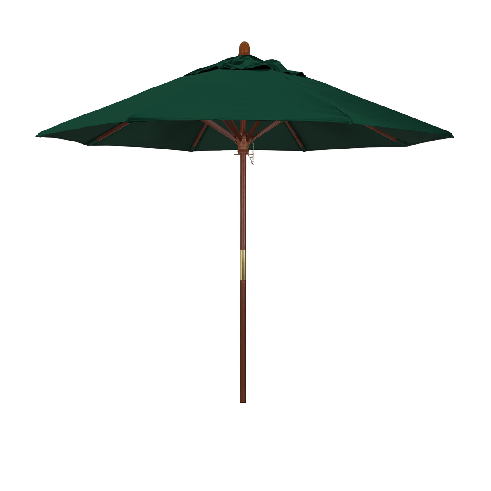 Manford 108'' Sunbrella® Outdoor Umbrella, Canvas Forest Green Sunbrella® Canvas