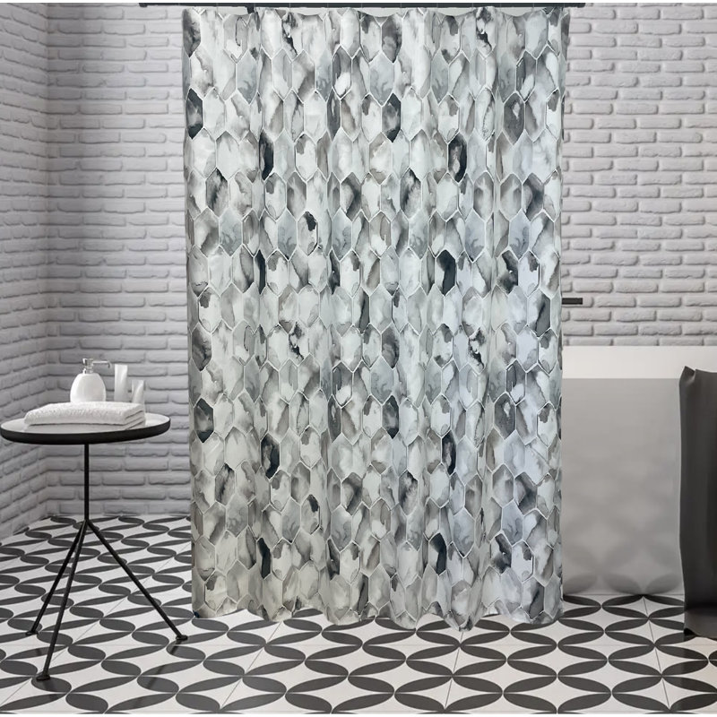 Bobbyjo Shower Curtain, Gray