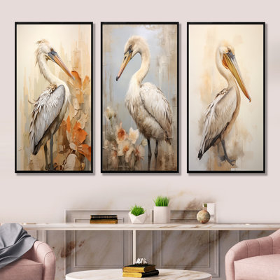 Ensemble de salon 3 pièces Pelican S Tranquil Perch - Pelican Wall Art